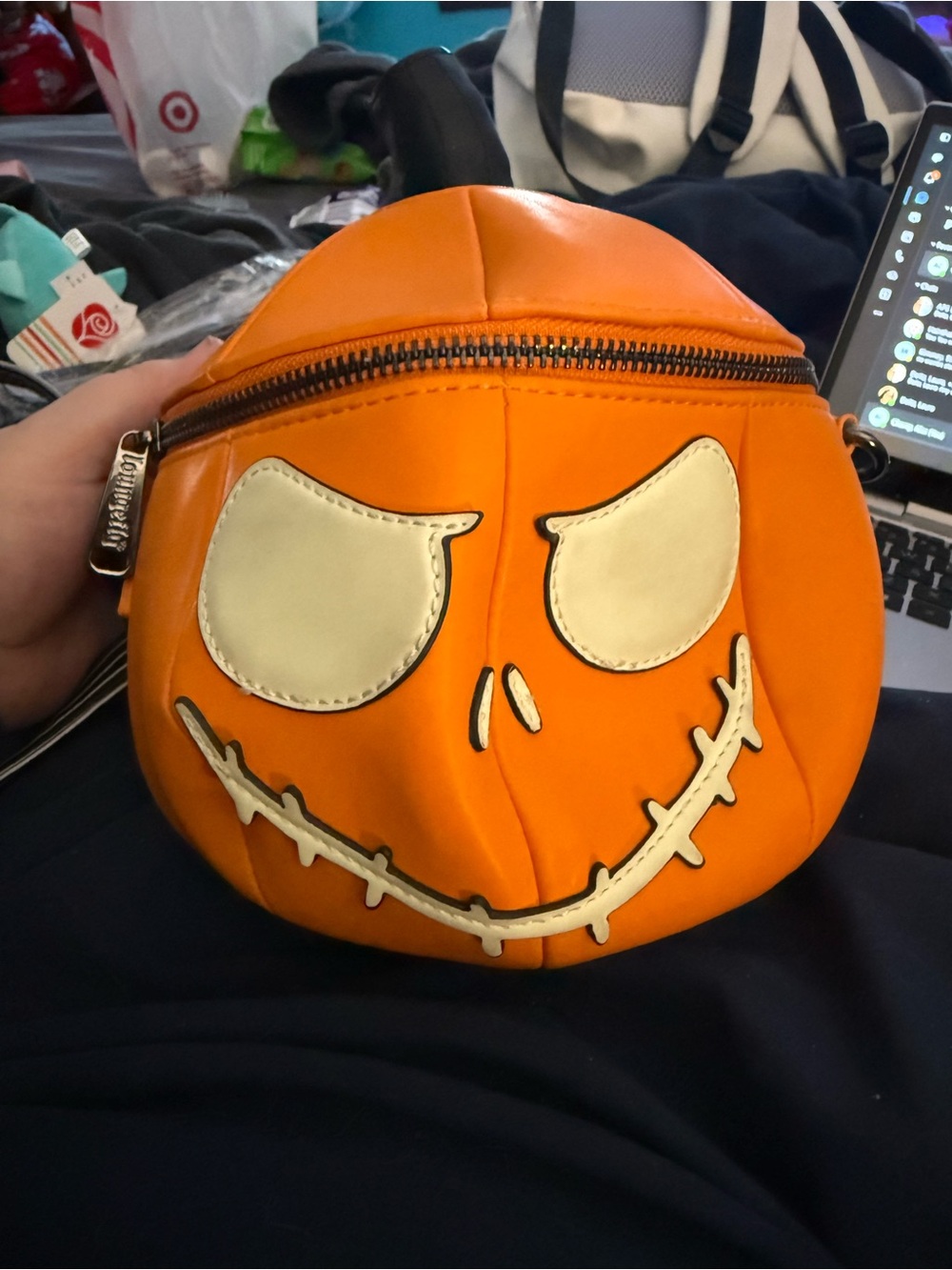 Loungefly The Nightmare Before Christmas Crossbody Bag|Glow in the dark Jack